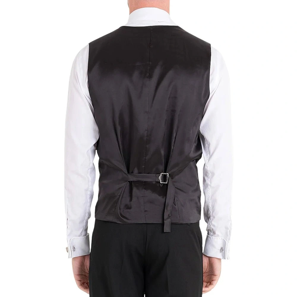 Eleganter Dreiteiler Schwarz Slim Fit Anzug Für Herren Stilvoll Modern Perfekt Passend Für Jeden Anlass